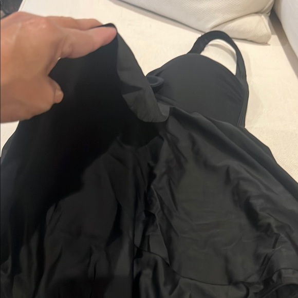 Torrid Black one piece Women's Swim size 1 R - Picture 6 of 10